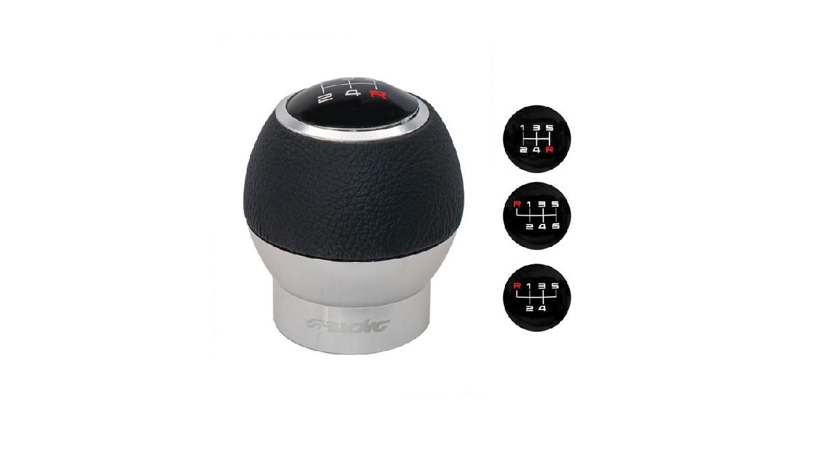 Simoni+Racing+Pommeau+Special+Hype+-+Aluminium%2FCuir+Noir+%28pour+v%C3%A9roullage+marche+arri%C3%A8re%29+%2B+3+Mod%C3%A8les+de+changement